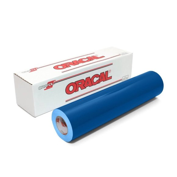 12" x 5 Feet GENTIAN BLUE Oracal 651 Cricut Hobby Craft Decal Vinyl Sticker - Picture 1 of 3
